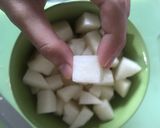 A picture of step 6 of Pear Mascarpone Cake.