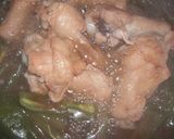 A picture of step 2 of Sweet-Salty Simmered Chicken Wings with Ginger.