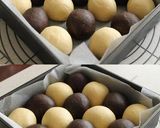 A picture of step 6 of Extravagant Checkerboard Bread Rolls.