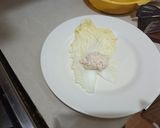 Foto langkah ke 4 dari resep Sawi gulung isi Ayam Tahu.
