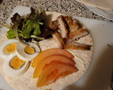 Foto del paso 6 de la receta: Wrap Hack con lomo rebozado, tomate, lechuga y huevo duro