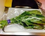 A picture of step 1 of Stir-Fried Water Spinach (Stir-Fried Ong Choy).