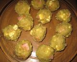 A picture of step 8 of Sweet Potato Croquettes with Cheese and Bacon.