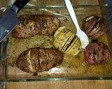 A picture of step 4 of potato fan.