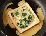 A picture of step 6 of Frying Pan Quiche Made with Sliced Bread.