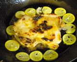 A picture of step 6 of Sautéed Chicken with Sudachi Citrus and Shio-koji.
