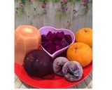 Foto langkah ke 1 dari resep Diet Juice Papaya Apple Dragon Fruit Orange Apple Rose.