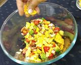 A picture of step 4 of Mexican nachos salad.