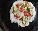 A picture of step 6 of Suji uttapam.
