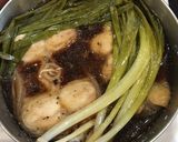 Hình bước làm 1 của món Day 20 : Canh trai rau cải, cá trắm hấp nước tương_eat1000