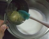 A picture of step 5 of No-Bake Cheesecake Style Yogurt Cake.