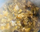 Foto del paso 5 de la receta: ARROZ CREMOSO CON BERENJENAS Y DOS QUESOS 🧀🫕🧀🍆🍚🍄‍🟫🍆🍚🌽