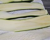 Foto del paso 2 de la receta: Lasaña de calabacín y pavo en airfryer