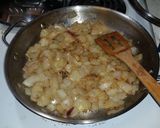 A picture of step 3 of Perogie Casserole.
