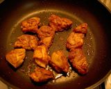 A picture of step 5 of Storebought Curry Roux with a Twist! Very Satisfying Chicken Curry.