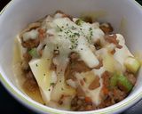 A picture of step 4 of Japanese Leek & Ground Pork Soboro.