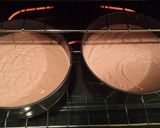 A picture of step 7 of Double Dipped Chocolate Strawberry Cake.