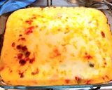 A picture of step 5 of Fish mix with sweet peppers in white sauce.