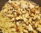 Foto del paso 5 de la receta: Espaguetti en crema de chipotle con pollo🌺