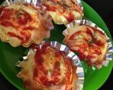 A picture of step 5 of 5 Minutes in the Toaster Oven! Mini Savory Breads with Pancake Mix.