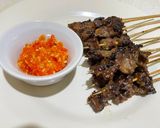 Foto langkah ke 5 dari resep Sate sapi teflon.