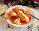 A picture of step 3 of Stuffed cabbage in tomato sauce.