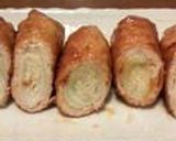 A picture of step 8 of Enoki Mushrooms Wrapped with Sliced Pork Belly.