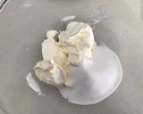 A picture of step 1 of Baked Cheesecake (Tokyo Mr. Cheesecake recipe).