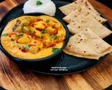 A picture of step 9 of Drumstick Potato Tomato Curry With Roti-Rice (Dhaba Style) Saragava Bateka Tamata Nu Shaak - Dinner.