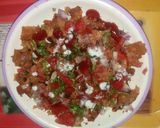 चटपटी रोटी चाट (Chatpati roti chaat recipe in hindi) रेसिपी चरण 4 फोटो