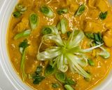 A picture of step 6 of Mango coconut curry🥭🥥🍲.