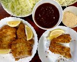 รูปขั้นตอนการทำที่ 7 ของ หมูทงคัตสึพร้อมโฮมเมดซอส🥩+โซบะเย็น🍜(Tonkatsu w/t Homemade Sauce and Zaru Soba)🍜🌸