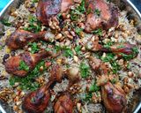 صورة لخطوة 6 من وصفة ارز مع الفطر والذرة والزبيب طعم روعة 😊😋