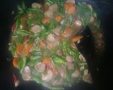 Foto langkah ke 6 dari resep Tumis Buncis + Jamur Merang.