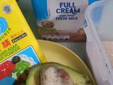Puding alpukat oreo coklat