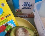 Foto langkah ke 1 dari resep Puding alpukat oreo coklat.