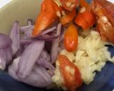 Foto langkah ke 2 dari resep Tumis kulit putih semangka ebi pedas.