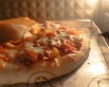 Foto langkah ke 5 dari resep Cheese Lava Volcano Pizza🍕.