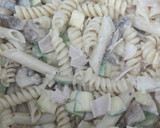 Foto del paso 9 de la receta: Pasta blanca con calabacitas