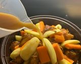 A picture of step 8 of Chicken Or lamb tagine with lemon.