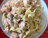 Foto del paso 10 de la receta: Tagliatelle en salsa con salmón