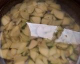 A picture of step 1 of Aloo Tarkari with Puri.