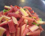A picture of step 2 of Chickpea Salad.