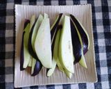A picture of step 1 of Simple Side Dish with Eggplants.