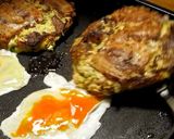 A picture of step 11 of Seafood Delight! Okonomiyaki with Yamaimo.