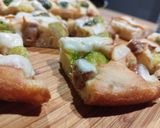 Foto del passaggio 5 della ricetta Focaccia salsiccia e cavoletti di Bruxelles con provola 🐽🥦🧀