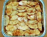 รูปขั้นตอนการทำที่ 3 ของ แอปเปิ้ลช็อตเบรดบาร์ Apple Crisp Shortbread Bars/Apple Crisp Bars