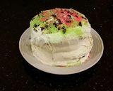 A picture of step 17 of Chocolate Chiffon Layer Cake with Peppermint Marscapone Cream Filling / Frosting.