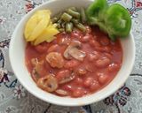 عکس مرحله 3 از دستور خوراک لوبیا چیتی و قارچ 😋😍
