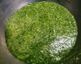 A picture of step 3 of Fluffy and Light Spinach Poundcake.